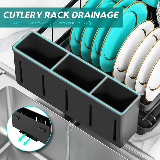 2-Tier X-Large Stainless Steel Dish Drying Rack